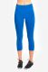 72 Pieces Mopas Ladies Nylon Capri Leggings Turq - Womens Leggings