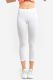 72 Pieces Mopas Ladies Nylon Capri Leggings White - Womens Leggings