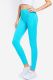 72 Pieces Mopas Ladies Nylon Leggings Aqua - Womens Leggings