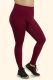 72 Pieces Mopas Ladies Nylon Leggings Plus Size Burg - Womens Leggings