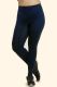 72 Pieces Mopas Ladies Nylon Leggings Plus Size Navy - Womens Leggings