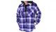 12 Pieces Ladies Plaid Long Sleeve Button Down Shirt Purple 12/cs (2X-4x) - Womens Sweaters & Cardigan