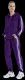 12 Pieces Ladies 2pc Set Soft Velour Hooded Sweatshirt & Sweatpant W/ Pockets Purple (1X-3x) 12/cs - Women's Active Wear Sets