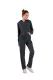 12 Pieces Ladies 2pc Set Casual Solid Hooded Sweatshirt & Sweatpant Set W/ Pockets Charcoal 12/cs (S-2xl) - Women's Active Wear Sets