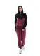 12 Pieces Ladies 2pc Casual Soft Velvet Hooded Sweatshirt & Sweatpant Set Purple 12/cs (S-2xl) - Women's Active Wear Sets