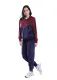 12 Pieces Ladies 2pc Casual Soft Velvet Hooded Sweatshirt & Sweatpant Set Navy 12/cs (S-2xl) - Women's Active Wear Sets