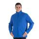 12 Pieces Men's Solid FulL-Zip Mock Neck Lightweight Jacket Royal Blue Medium 12pcs - Mens Jackets