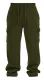 24 Pieces Men's Soft Solid Straight Let Cargo Sweatpants Military Green (S-3xl) 24pcs - Mens Sweatpants