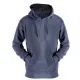 24 Pieces Men's Soft 210 Gsm Fleece Hooded Pullover Dark Grey (S-Xl) 24pcs - Mens Jackets