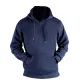 24 Pieces Men's Soft 210 Gsm Fleece Hooded Pullover Navy (S-Xl) 24pcs - Mens Jackets