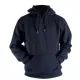 24 Pieces Men's Soft 210 Gsm Fleece Hooded Pullover Black (S-3xl) 24pcs - Mens Jackets