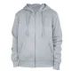 12 Pieces Ladies Full Zip Fleece Lined Hoody Sweatshirt Heather Grey 12/cs (2X-3x) - Women's Hoodies And Sweatshirts