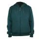 12 Pieces Ladies Full Zip Fleece Lined Hoody Sweatshirt Dark Teal 12/cs (2X-3x) - Women's Hoodies And Sweatshirts