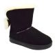 12 Pieces Women Warm Winter Ankle Boots Color Black Size 5-8  - Women's Boots