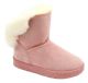 12 Pieces Women Warm Winter Ankle Boots Color Pink Size 5-8 - Women's Boots