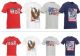 72 Pieces of Men's Crew Neck Patriotic Short Sleeve T-Shirts In Assorted Sizes And Colors