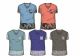 72 Pieces of Mens V-Neck Solid Print Short Sleeve Pocket T-Shirt
