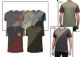72 Pieces of Mens Short Sleeve Henley Top, Color Block With Pocket