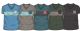 72 Pieces of Mens Short Sleeve V-Neck Color Block Pocket Tee Shirt