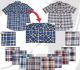 60 Pieces of Mens Short Sleeve Yarn Dyed Button Down Fashion Shirts Assorted Sizes M-2xl