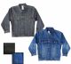 24 Pieces of Men's Blue Denim Jacket Assorted Sizes M-2x