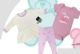 48 Pieces Newborn 3 Piece Set 100% French Terry Cotton - Baby Apparel