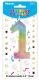 240 Pieces Birthday Candle #1 Rainbow - Birthday Candles