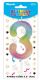 240 Pieces Birthday Rainbow candle #3 - Birthday Candles