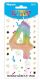 240 Pieces Birthday Rainbow candle #4 - Birthday Candles