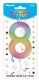 240 Pieces Birthday Rainbow candle #8 - Birthday Candles