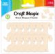 600 Pieces 12-Piece wooden puppy 5x4.6cm - Craft Kits