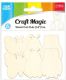 600 Pieces 6-Piece wooden insects 7cm 3 Assorted - Craft Kits