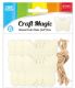 600 Pieces 6-Piece 7cm Wooden butterfly - Craft Kits