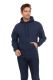 3 Pieces Unisex Cotton Hoodie Sweatshirt In Navy Size 3xlarge - Mens Sweat Shirt