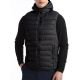 6 Pieces of Mens Packable DowN-Like Hooded Puffer Vest Black B