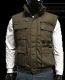12 Pieces of Big Mens Multiple Pocket Water Resistant Utility Padded Vest Olive