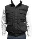 12 Pieces of Mens Multiple Pocket Water Resistant Utility Padded Vest Black A