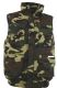 12 of Mens Camouflage Multiple Pocket Water Resistant Utility Padded Vest Green