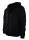 12 of Big Mens Solid FuR-Lined Zip Up Hoodie Sweatshirt Black