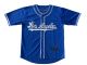 12 Pieces of Mens 100% Poly Cheese Cloth Baseball Shirt La Blue /w