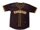 12 Pieces of Mens 100% Poly Cheese Cloth Baseball Shirt Sandiego Brown