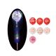 144 Pieces 20" LED bobo balloon With Printed balloon inside Assorted - Balloons & Balloon Holder