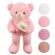 8 Pieces 40" Bear with Bottle Mix Colors - Plush Toys