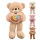 8 Pieces 40" Bear with Love Heart 4 Colors - Plush Toys