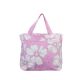 24 Pieces 13oz Print Canvas Tote Bag L.PINK - Tote Bags & Slings