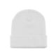 24 Pieces of Acrylic Beanie W/ Cuff WHITE