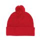 24 Pieces of Pom Acrylic Cuff Beanie RED