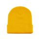 24 Pieces of Acrylic Beanie W/ Cuff YELLOW