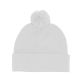 24 pieces of Pom Acrylic Cuff Beanie WHITE