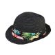 24 pieces of What Braid Straw Fedora BLACK